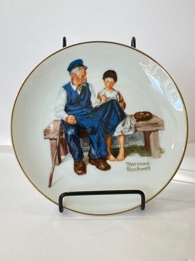 Vintage Norman Rockwell  Decorative Plate "The Lighthouse Keeper's Daughter"